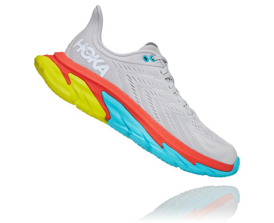 Hoka One One Hardloopschoenen Heren - Clifton Edge - Grijs - HL5843960